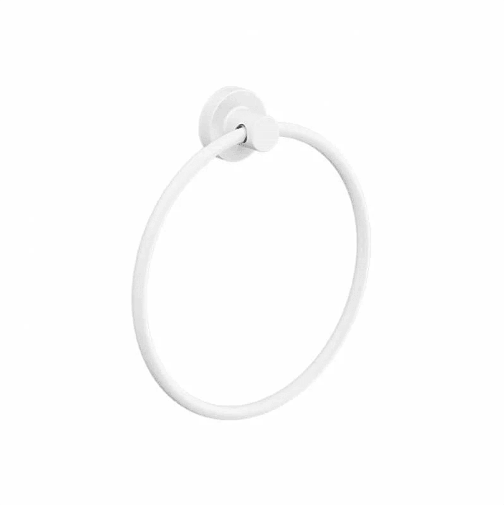 Sonia Tecno Havluluk Yuvarlak 21Cm Mat Beyaz