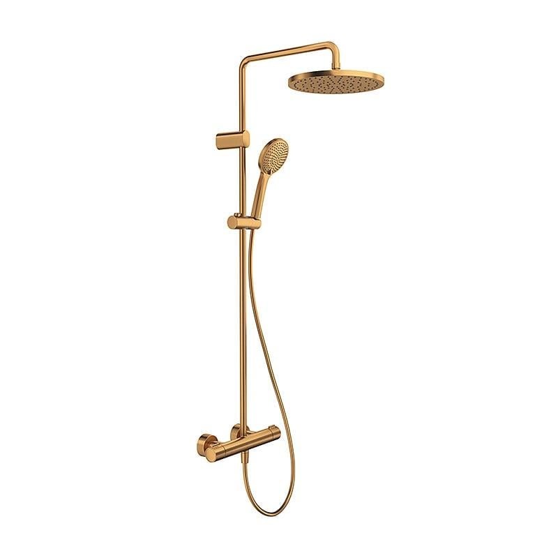 Duravit Th Termostatik Duş Kolonu Fırçalanmış Bronz