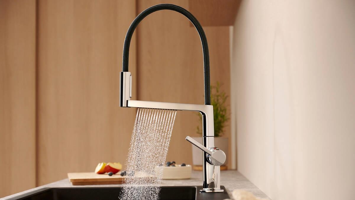 Hansgrohe Talis M54 Powderspray Tek Kollu Eviye Bataryası Semi-Pro 3 Jet
