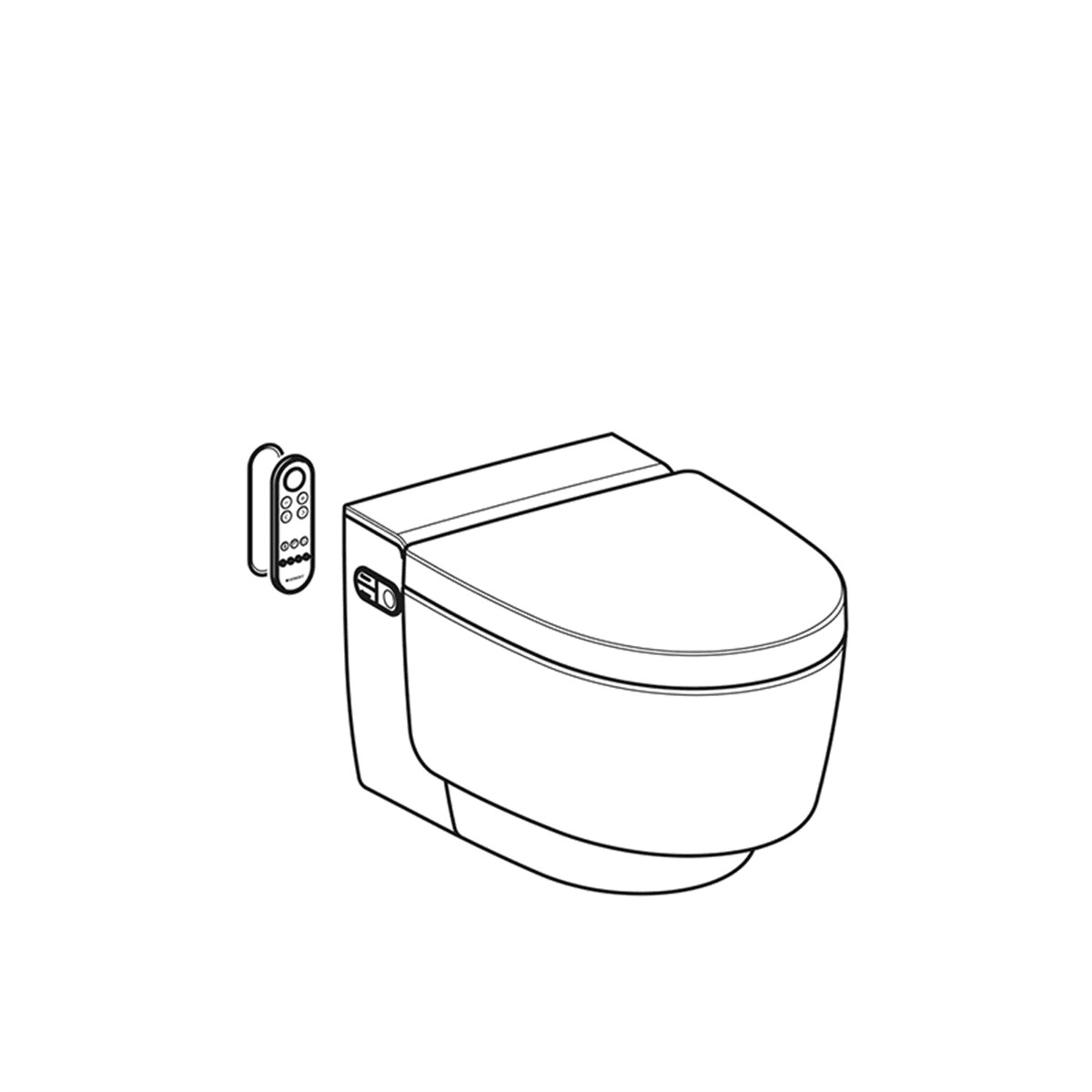 Geberit Aquaclean Mera Comfort Parlak Krom Akıllı Klozet