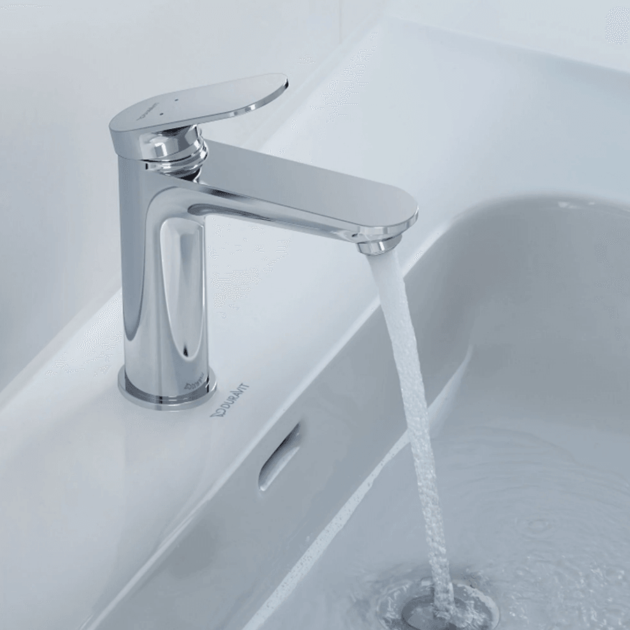 Duravit Wave Lavabo Bataryası Minus Flow Medium Parlak Krom