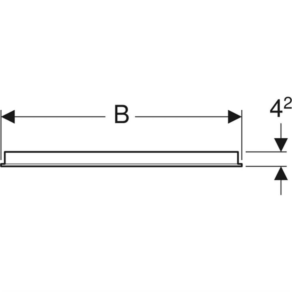 Geberit Option Basic Aydınlatmalı Ayna Çift Taraflı