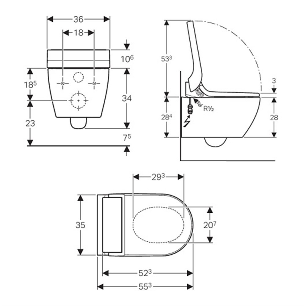 Geberit Aquaclean Tuma Comfort Akıllı Klozet