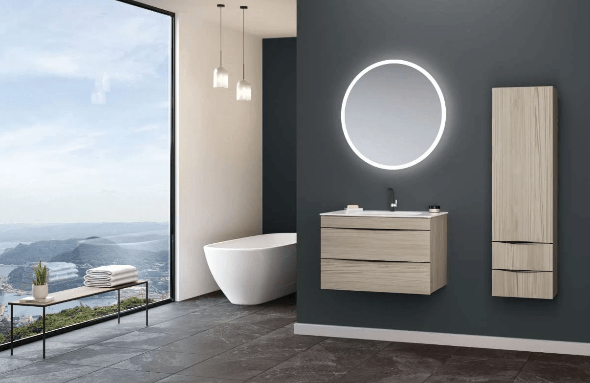 Orka Vento Banyo Dolabı Takımı 80 Cm Glassgow