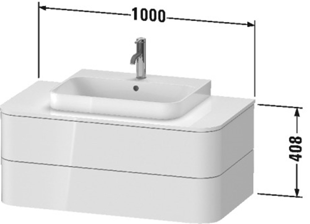 Duravit Happy D.2 Plus 100 Cm Lavabo Dolabı