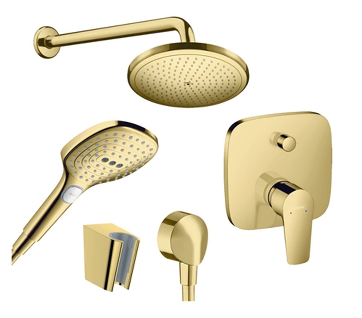 Hansgrohe Talis E Ankastre Set Parlak Altın