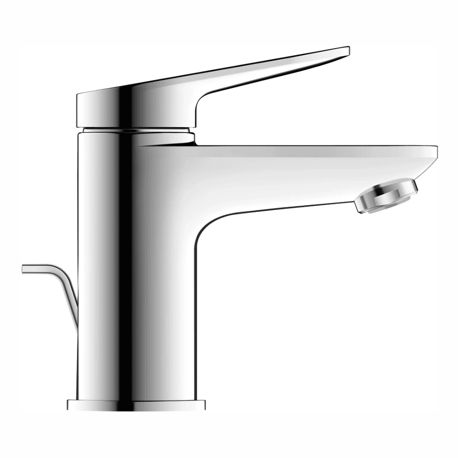 Duravit Wave Lavabo Bataryası Sifon Kumandalı Minus Flow Small Parlak Krom