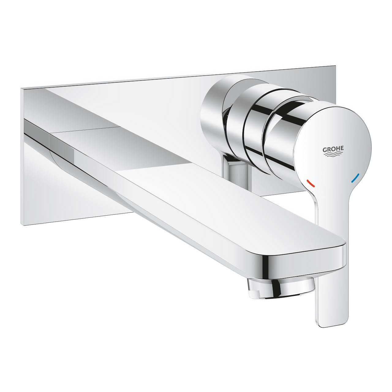 Grohe Lineare İki Delikli Ankastre Lavabo Bataryası Parlak Krom