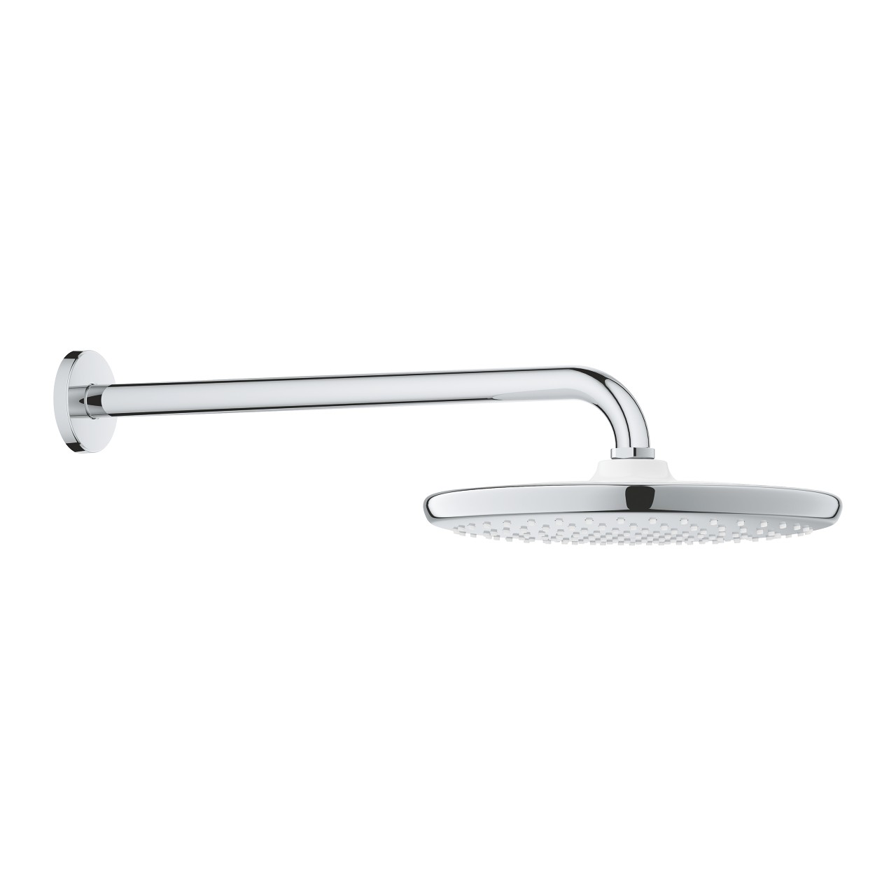 Grohe Tempesta 250 Yuvarlak Tepe Duşu Tek Akışlı 25 cm Duvardan Dirsek Dahil
