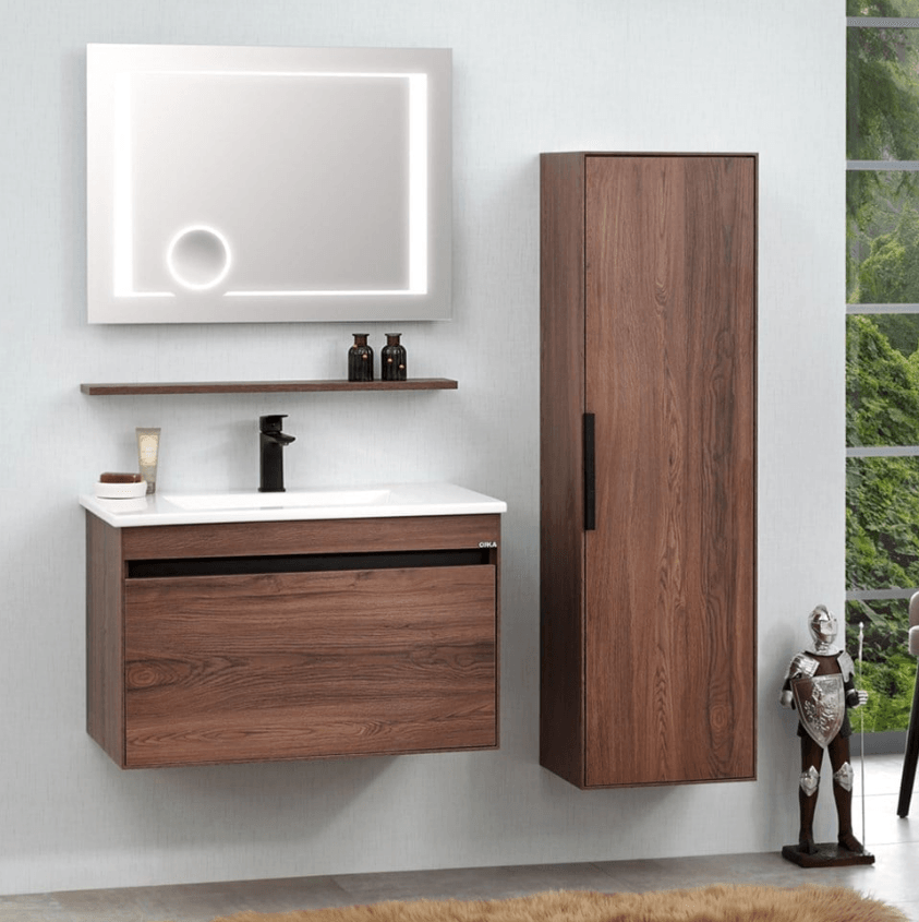 Orka Patara Banyo Dolabı Takımı 80 Cm Legnano