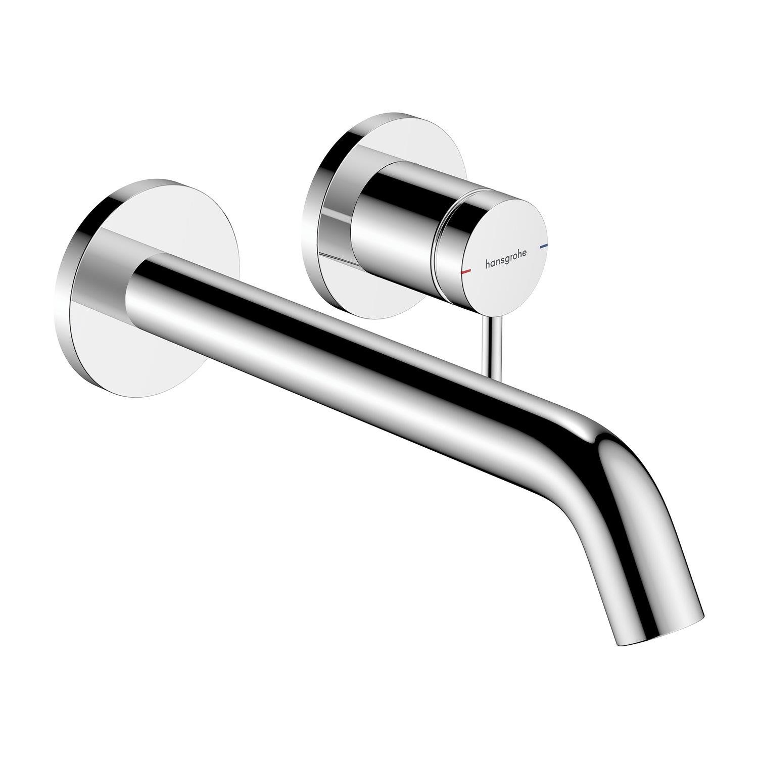 Hansgrohe Tecturis S Tek Kollu Lavabo Bataryası Ankastre Duvara Monte Ecosmart 22,5 Cm