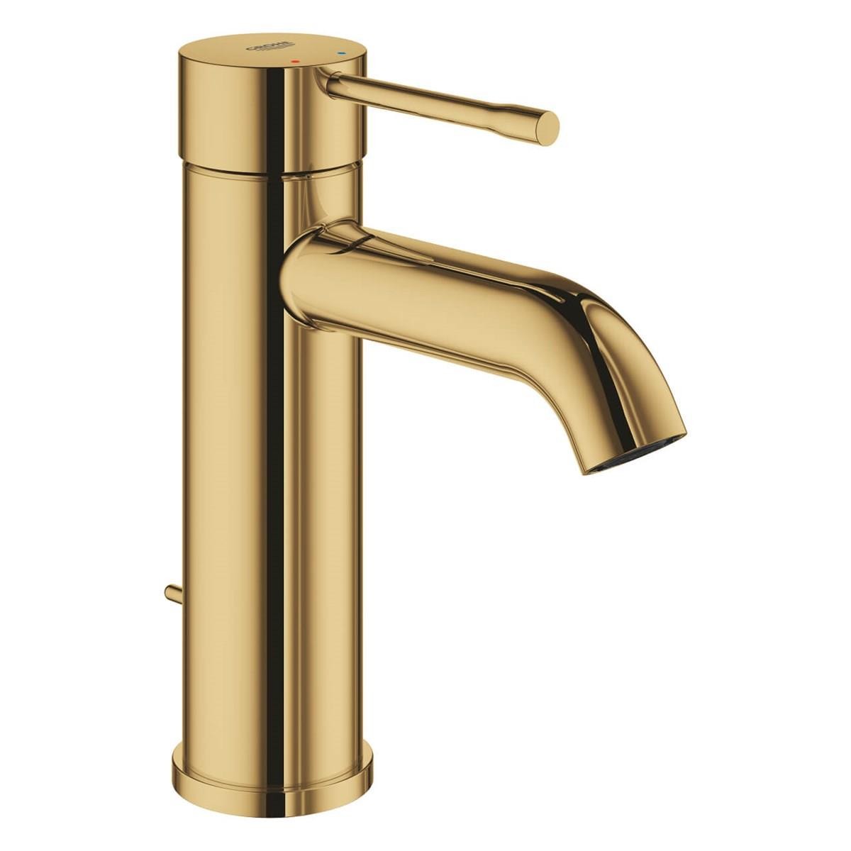 Grohe Essence Tek Kumandalı Lavabo Bataryası S-Boyut Parlak Altın
