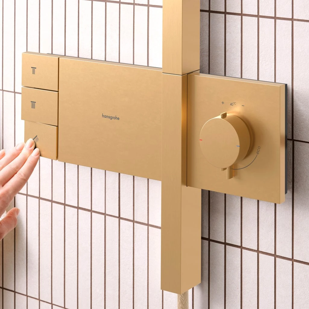 Hansgrohe Raindance Alive S Duş Kolonu 300 2Jet EcoSmart Mat Bronz