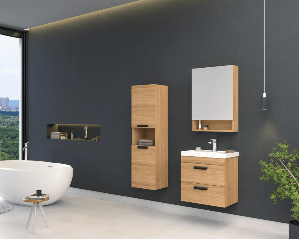 Orka Nova Banyo Dolabı Takımı 60 Cm Morgana Kiraz