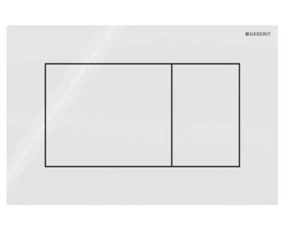 Geberit Sigma01 Square Beyaz Kumanda Paneli