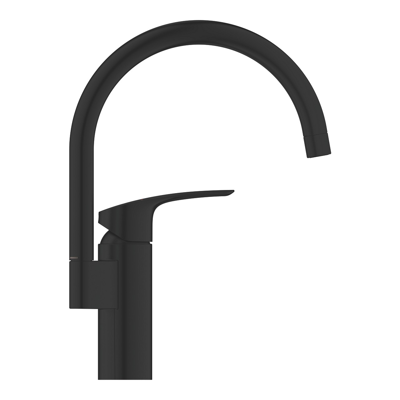 Grohe Eurosmart Tek Kumandalı Eviye Bataryası Mat Siyah