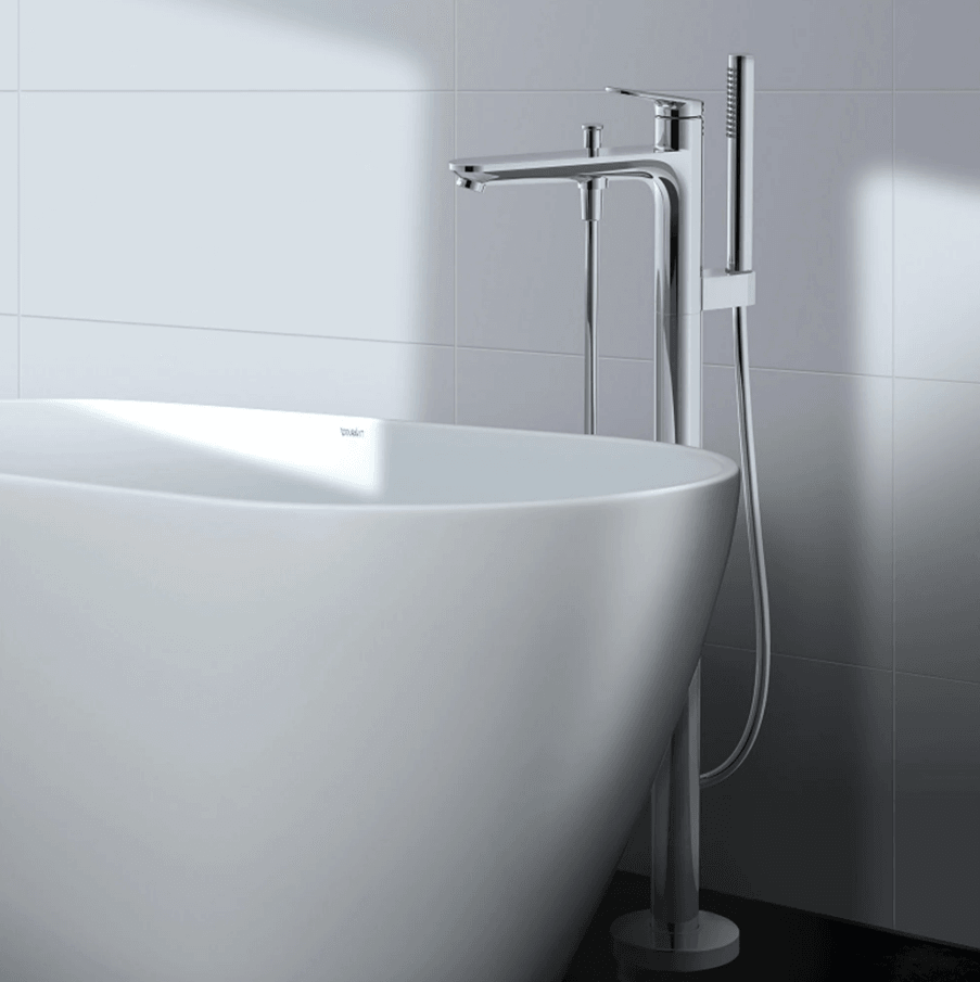 Duravit Wave Yerden Küvet Bataryası Parlak Krom