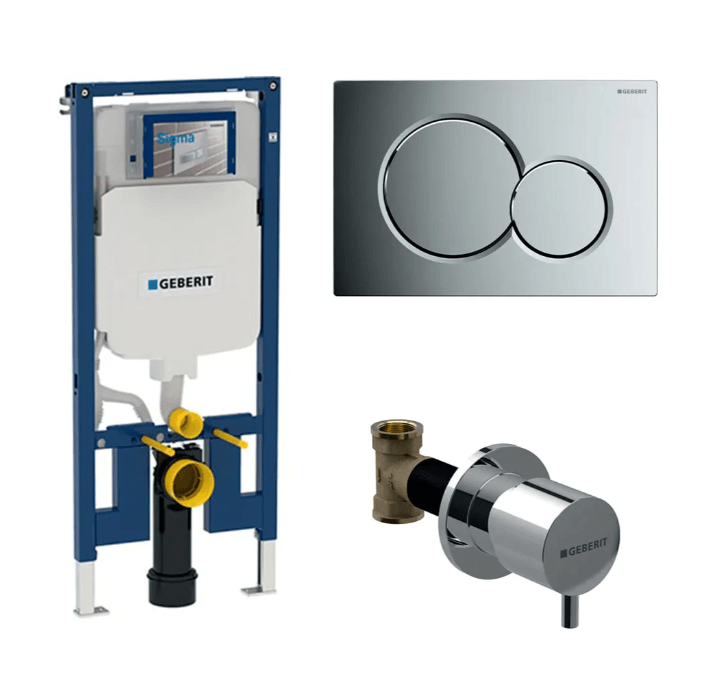 Geberit Sigma Gömme Rezervuar Seti Duofix 8Cm