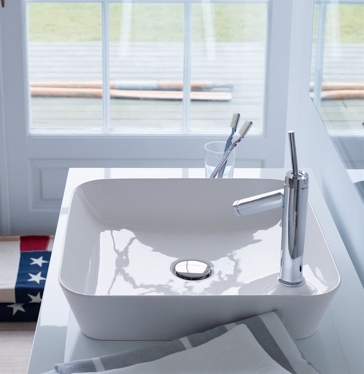 Duravit Cape Cod Duraceram Çanak Lavabo, 46 Cm
