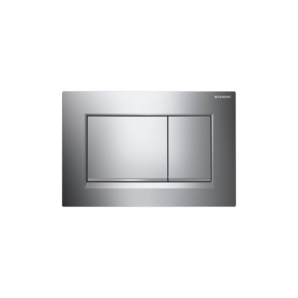 Geberit Sigma30 Kumanda Kapağı, Çift Basmalı, Parlak/Mat/Parlak