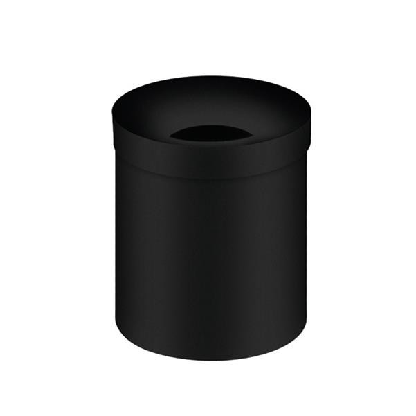 Sanco Çöp Kovası Çemberli 5 Lt Ø20.5X24.5H Cm Mat Siyah