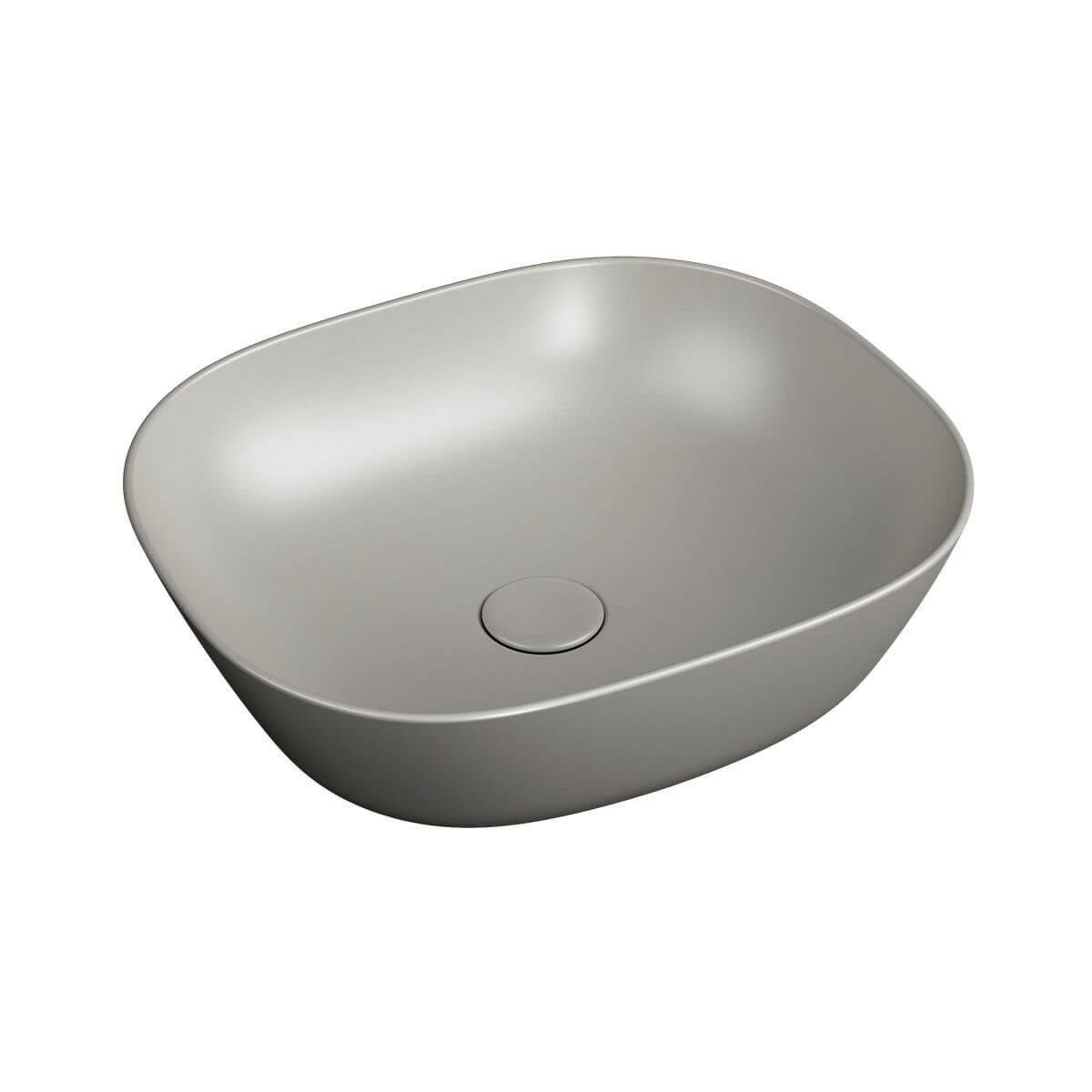 Vitra Plural Kare Çanak Lavabo Mat Bej 45Cm