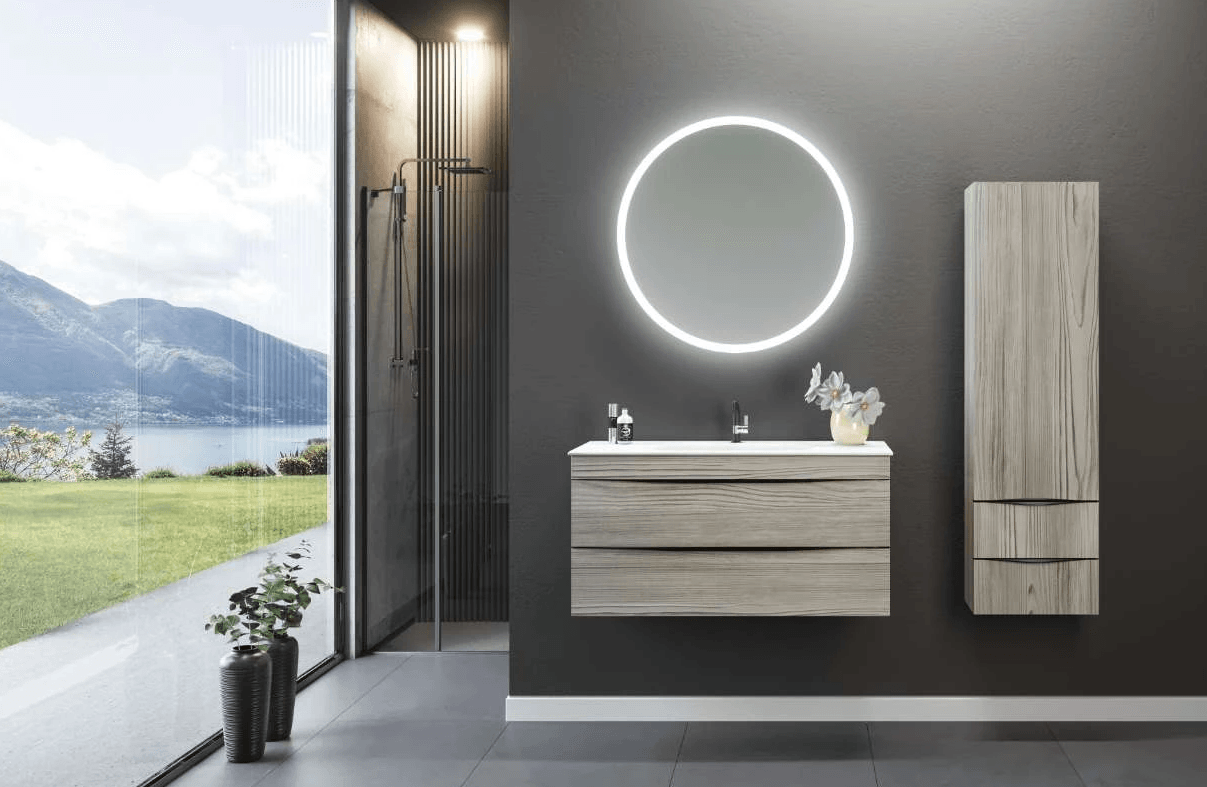 Orka Vento Banyo Dolabı Takımı 100 Cm Glassgow