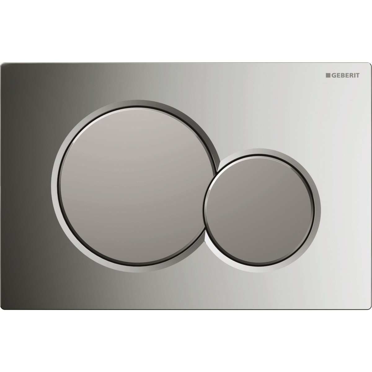 Geberit Sigma01 Kumanda Kapağı, Çift Basmalı, Parlak-Mat Krom