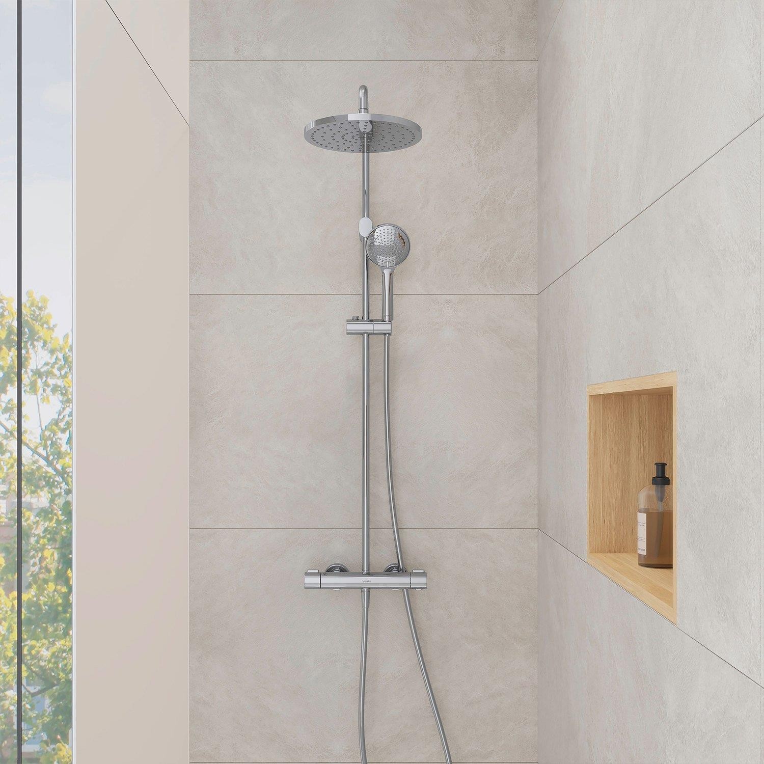 Duravit Th Termostatik Duş Kolonu Parlak Krom