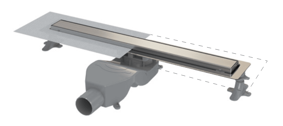 Ph Design Premium Linear Duş Kanalı 60Cm İnox Ayna