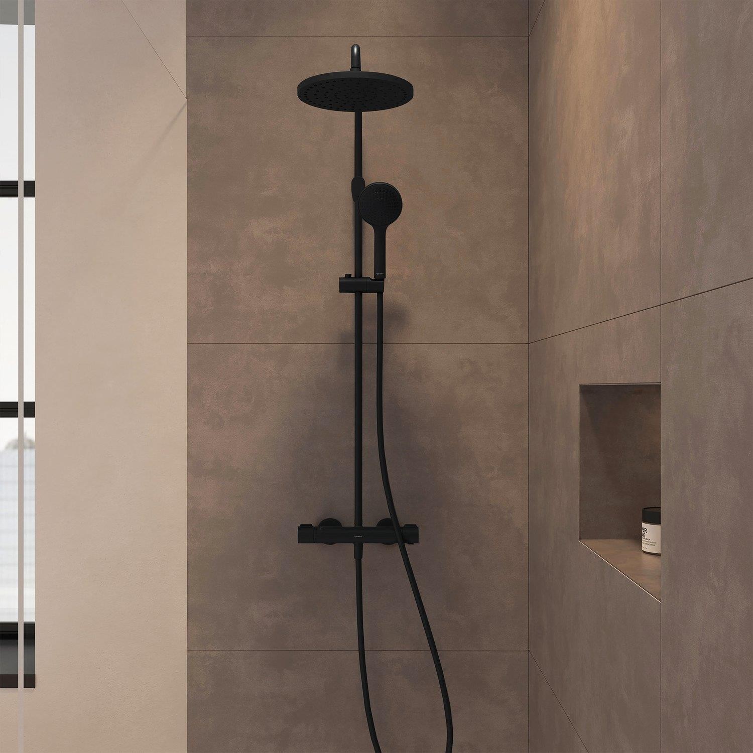 Duravit Th Termostatik Duş Kolonu Mat Siyah