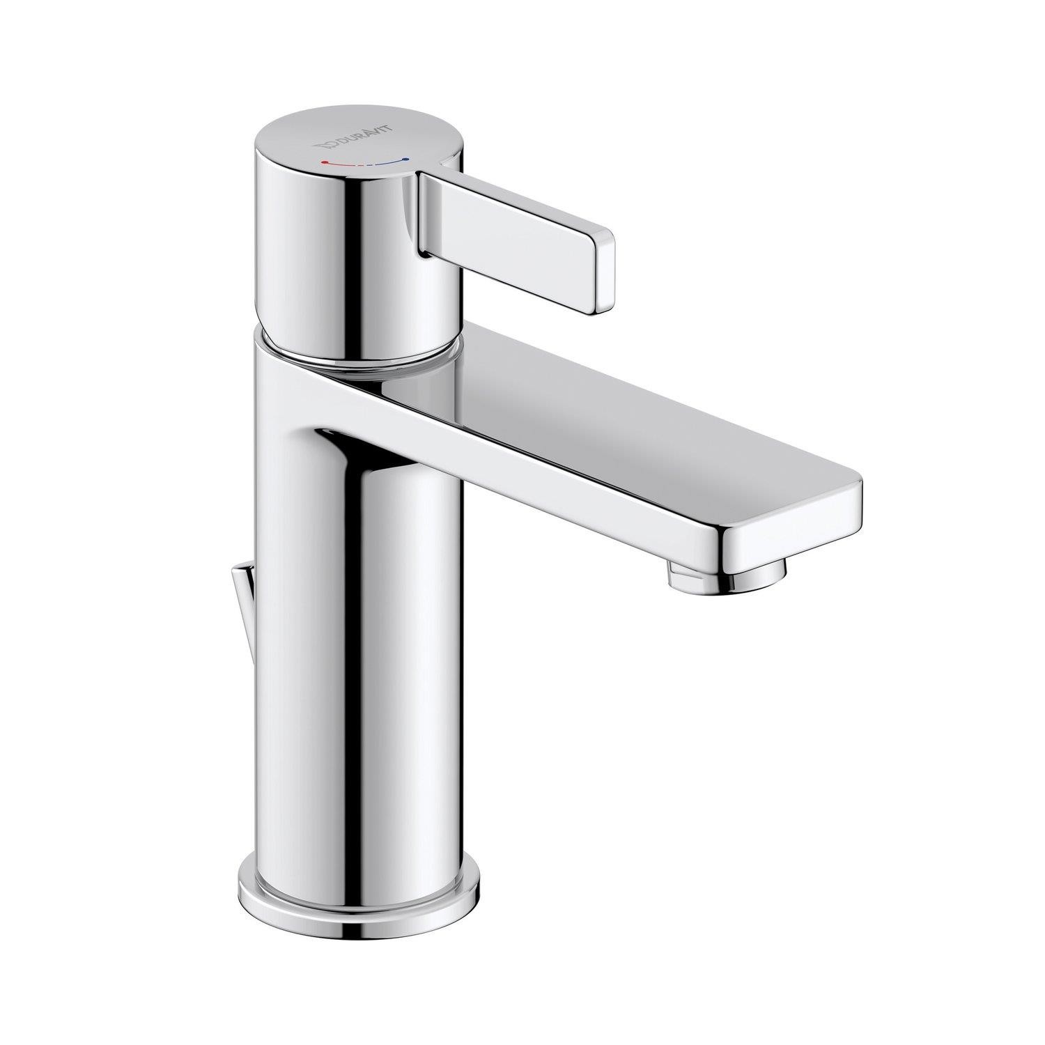 Duravit D-Neo Lavabo Bataryası Medium Sifon Kumandalı Freshstart Parlak Krom