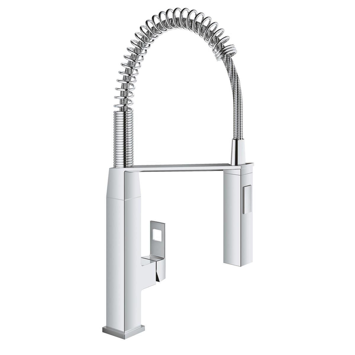 Grohe Eurocube Eviye Bataryası,Spiralli Hortum