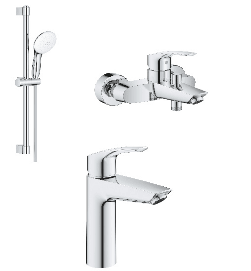 Grohe Eurosmart Sıvaüstü Banyo Seti Krom