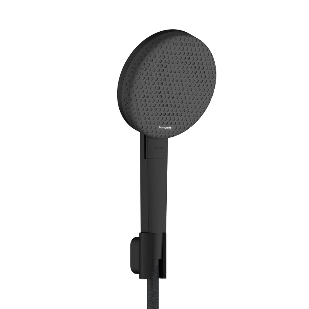 Hansgrohe Raindance Alive Select S Duş Askısı Seti 125 3jet EcoSmart Designflex Tekstil Duş Hortumu 160 cm Mat Siyah