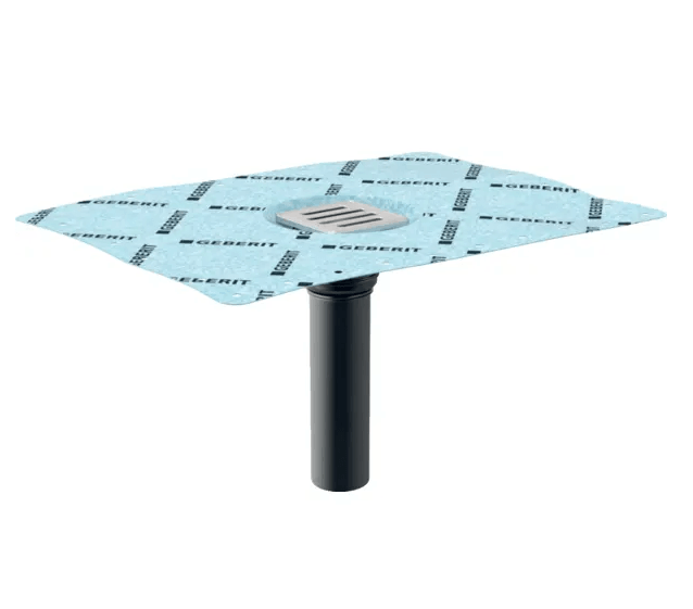 Geberit Duşlar Için Yer Süzgeçleri İçin Döşeme İçi Montaj Elemanı, Alttan Çıkışlı, Sifon Hariç