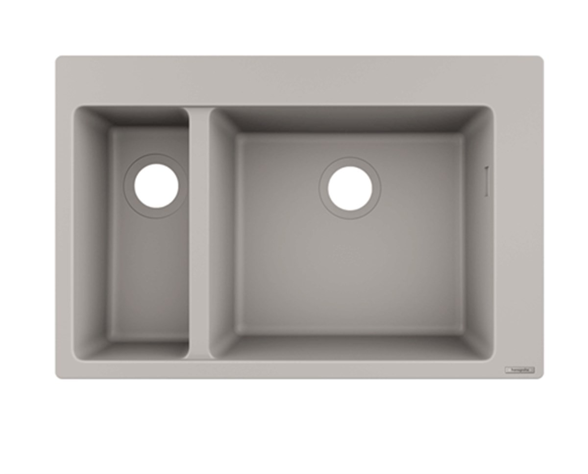 Hansgrohe S51 S510-F635 Ankastre Beton Grisi Eviye 180/450