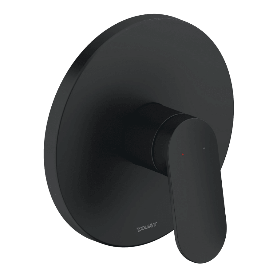 Duravit Wave Ankastre Duş Bataryası Tek Çıkışlı Mat Siyah