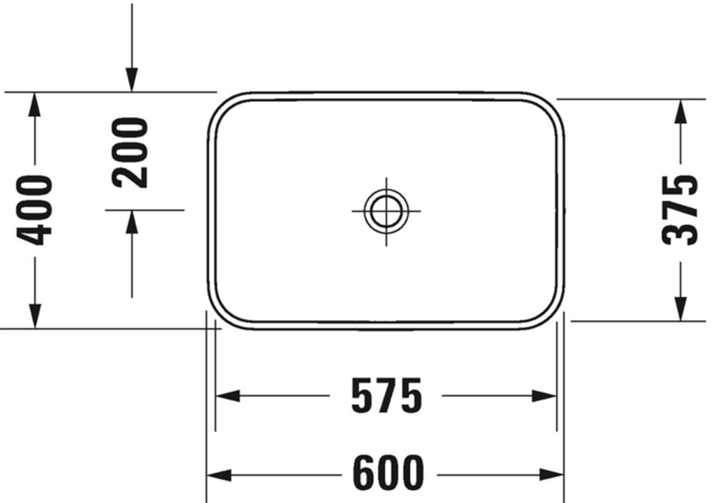 Duravit Happy D.2 Plus Çanak Lavabo Mat Antrasit