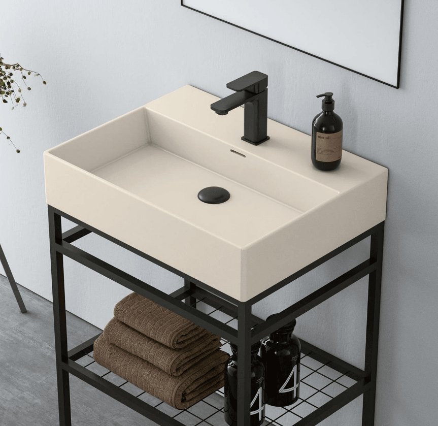 Orka Capetown Banyo Dolabı Takımı 60 Cm Krem