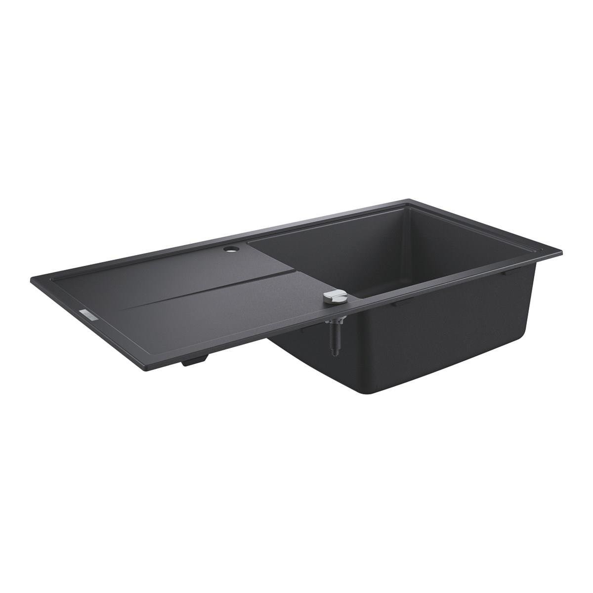 Grohe K400 60-C 100 Cm Quartz Kompozit Eviye Siyah