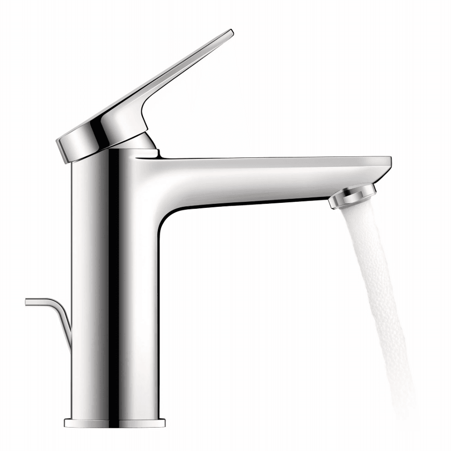 Duravit Wave Lavabo Bataryası Sifon Kumandalı Fresh Start Medium Parlak Krom