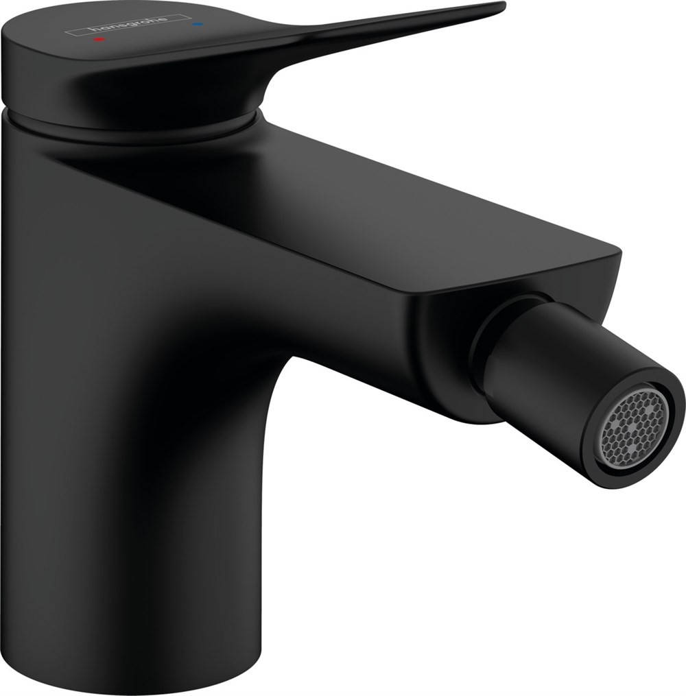 Hansgrohe Vivenis Tek Kollu Bide Bataryası Kumandalı Satin Siyah