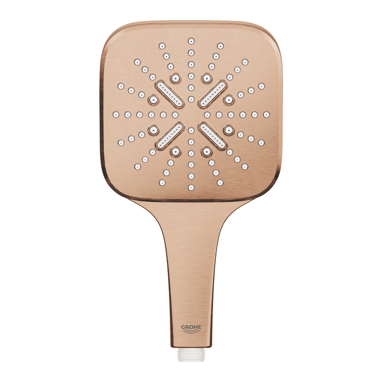 Grohe RainShower SmartActive 130 Cube El Duşu 3 Akışlı Fırçalı Bakır