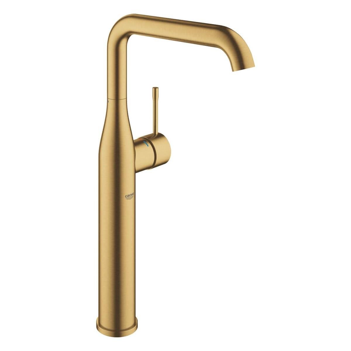 Grohe Essence New Yüksek Tip Lavabo Bataryası Mat Altın
