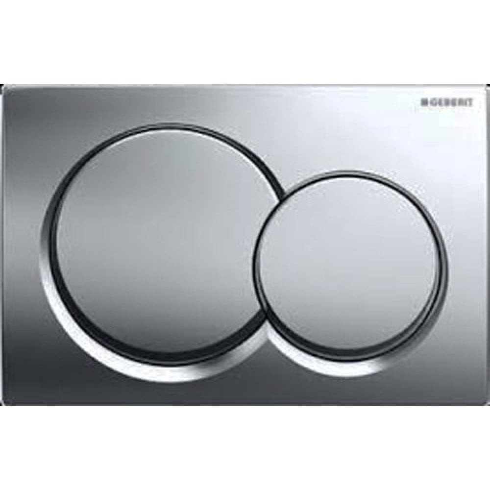 Geberit Alpha01 Kumanda Kapağı Çift Basmalı, Mat Krom