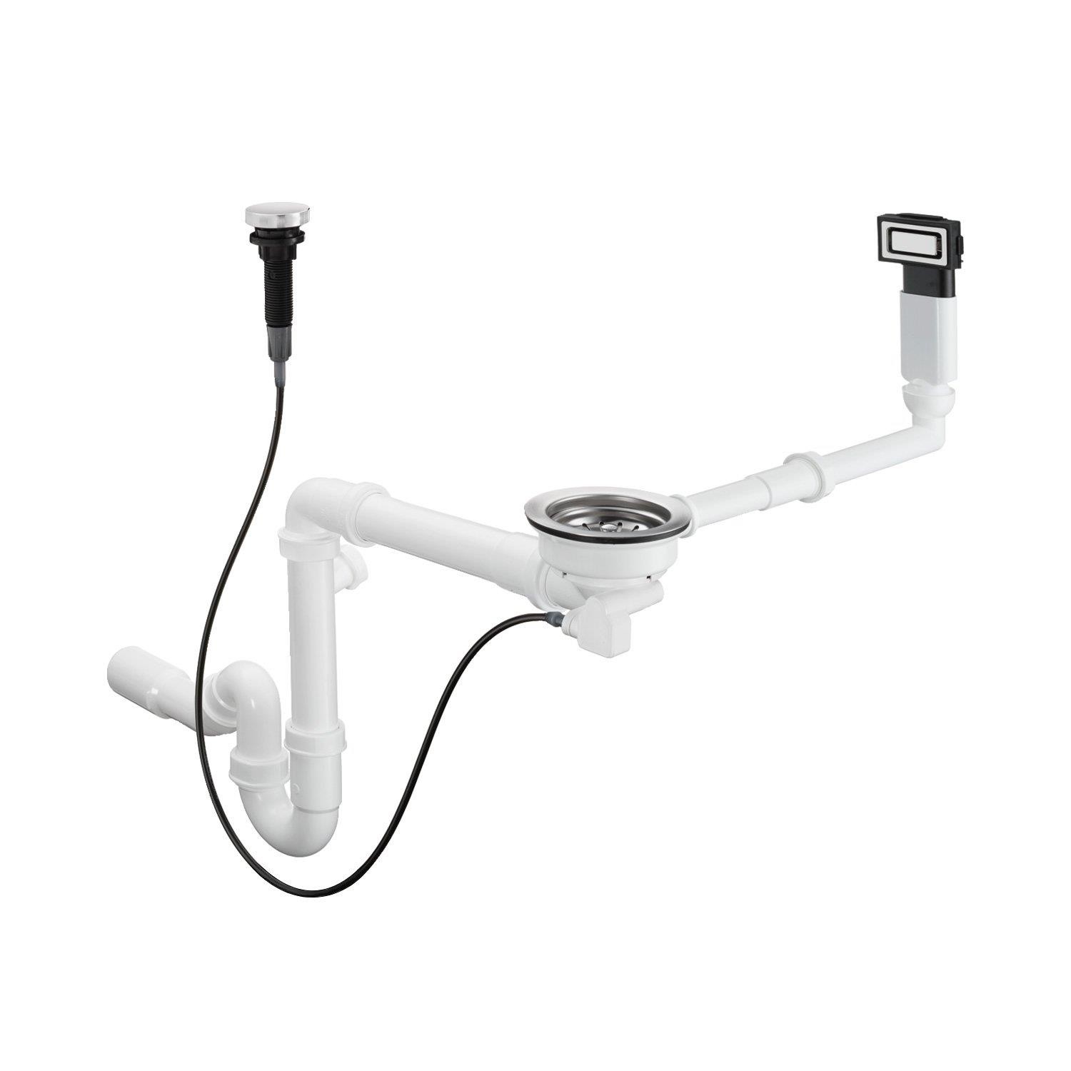 Hansgrohe D14-11 Otomatik Gider Ve Taşma Seti Tek Hazneli Eviyeler İçin