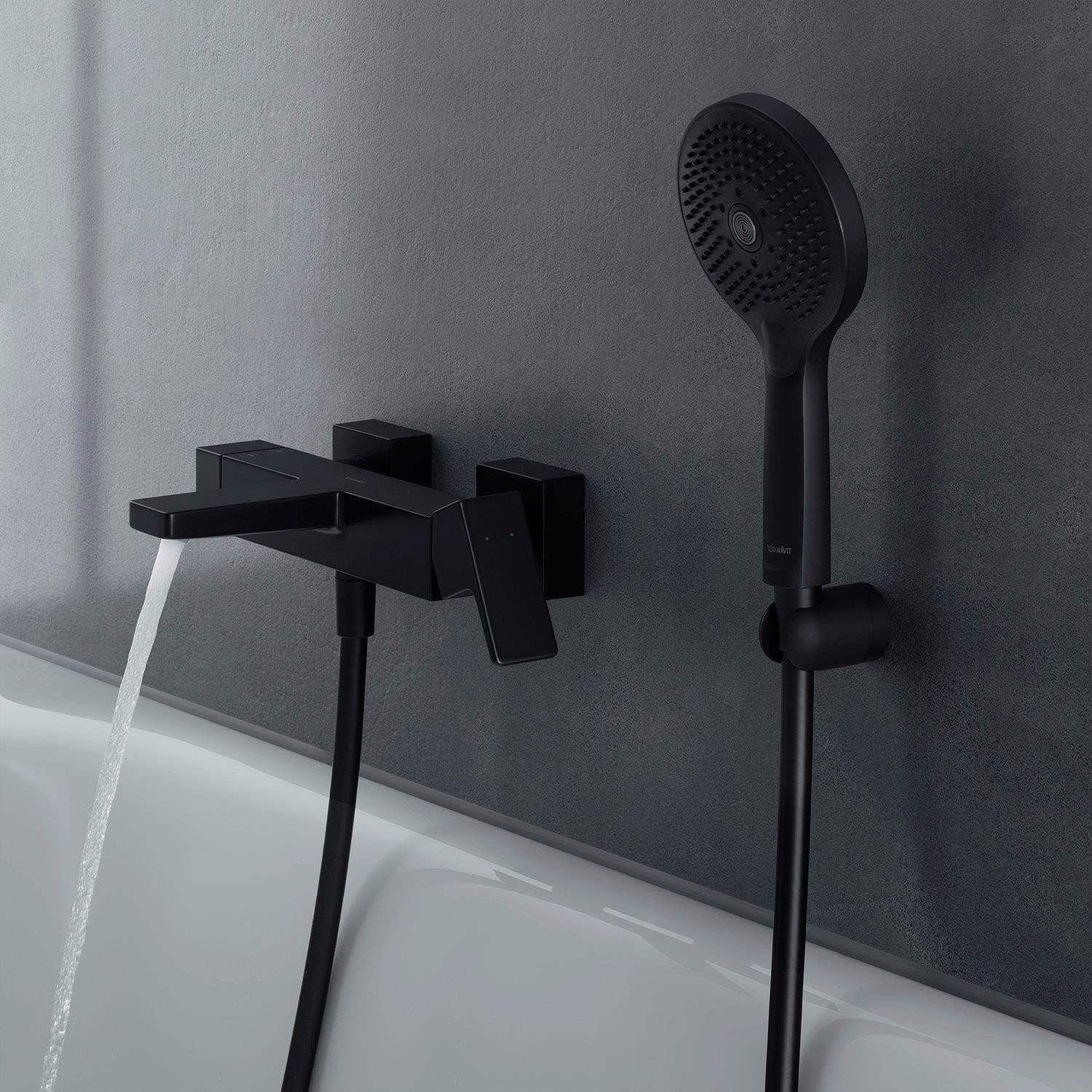 Duravit 3 Jet El Duşu 120 Mm Click Mat Siyah