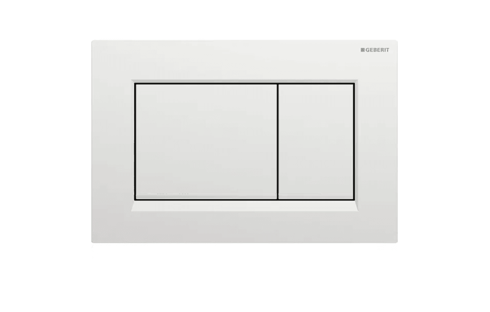 Geberit Sigma30 Kumanda Kapağı, Çift Basmalı, Mat/Parlak/Mat