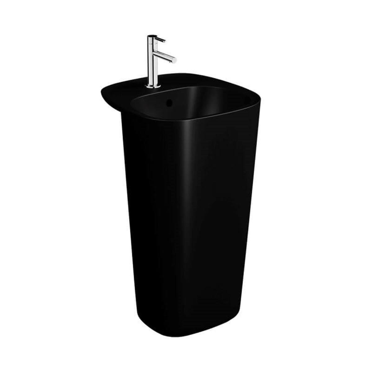 Vitra Plural Monoblok Lavabo Mat Siyah 50 Cm